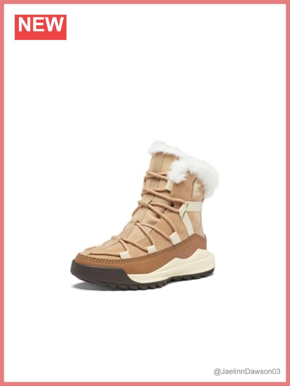 Waterproof Suede Ankle Snow Boots Faux Fur Fleece Lined Winter